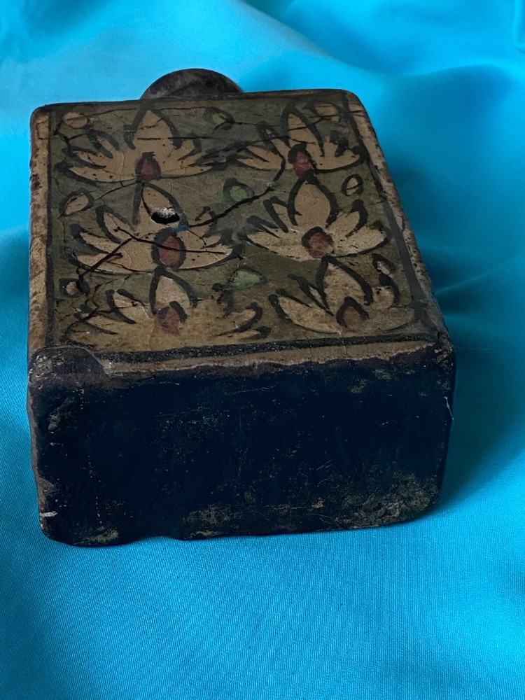 Antique Handcrafted Persian Pottery Bottle