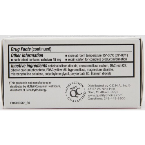 Quality Choice Allergy Complete 100 Tablets Each