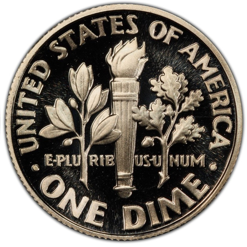 2008-S Clad Proof Roosevelt Dime 10C