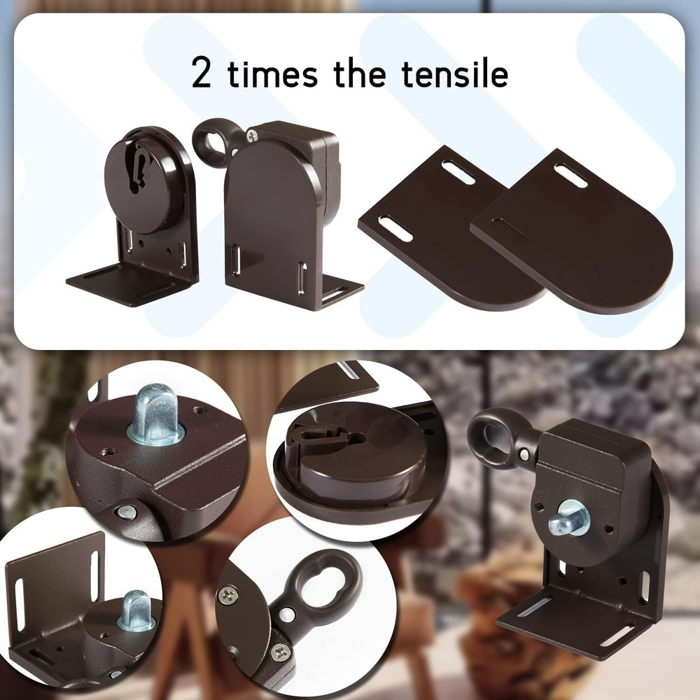 Sunvisor Replacement Parts, Cordless Crank kit, Roller Blind mounting Bracket