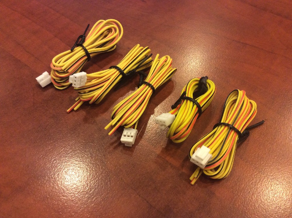 5 Pack - iDatalink 3 Pin D2D Bypass Kit Alarm Remote Start Wire Harness Plug