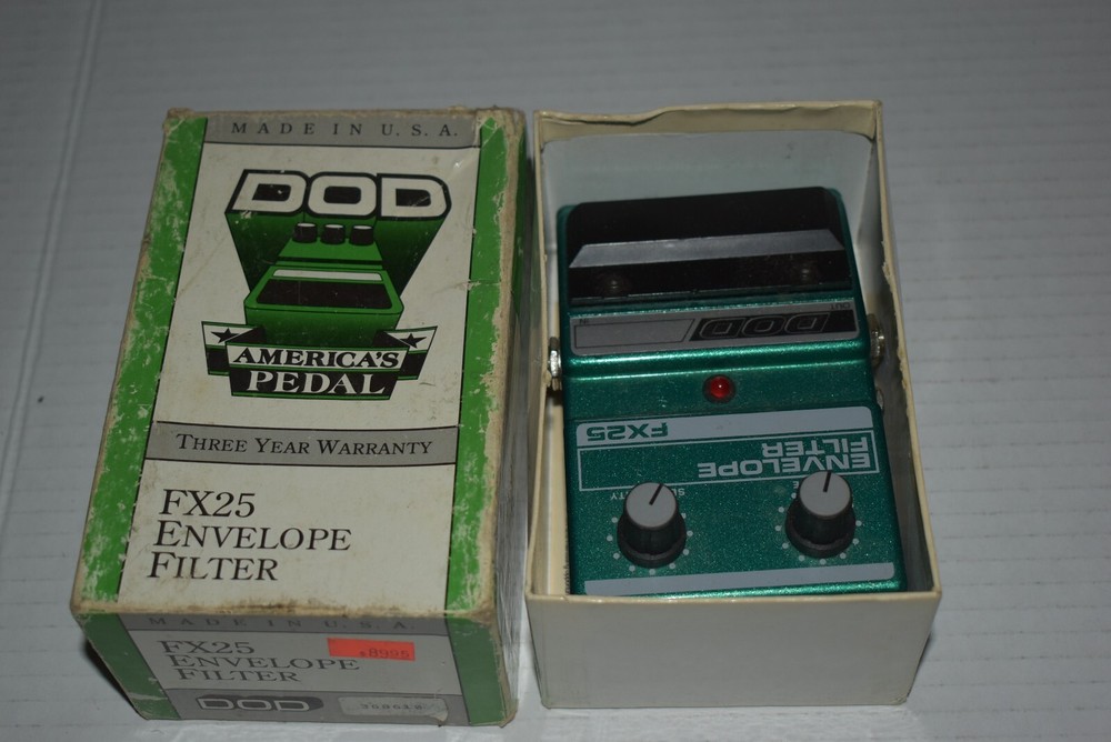 Vintage DOD FX25 Envelope Filter Guitar Effects Pedal