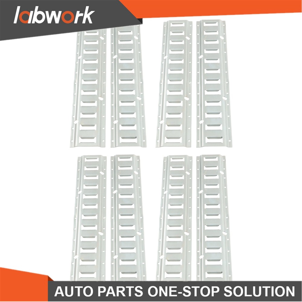 Labwork E Track Tie Down Rail Kit 8× 2' E-Track Bar Rails For Garages Trailers