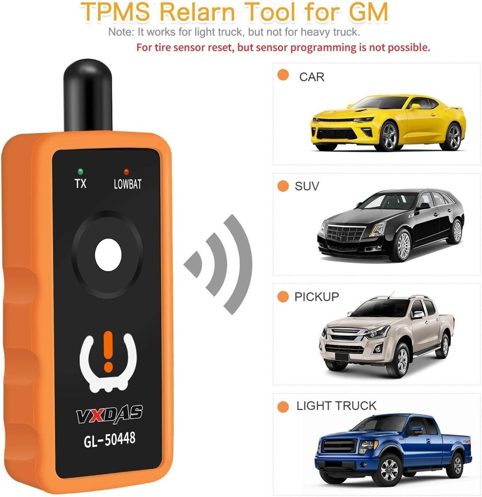 TPMS Relearn Tool Compatible for Tire Pressure Sensor Reset Activation Tool OEC-
