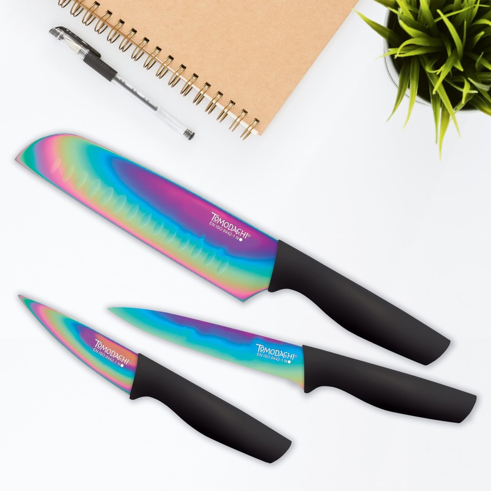 HMC01A656D Rainbow Titanium – 12 Piece Cutlery Set – Multi