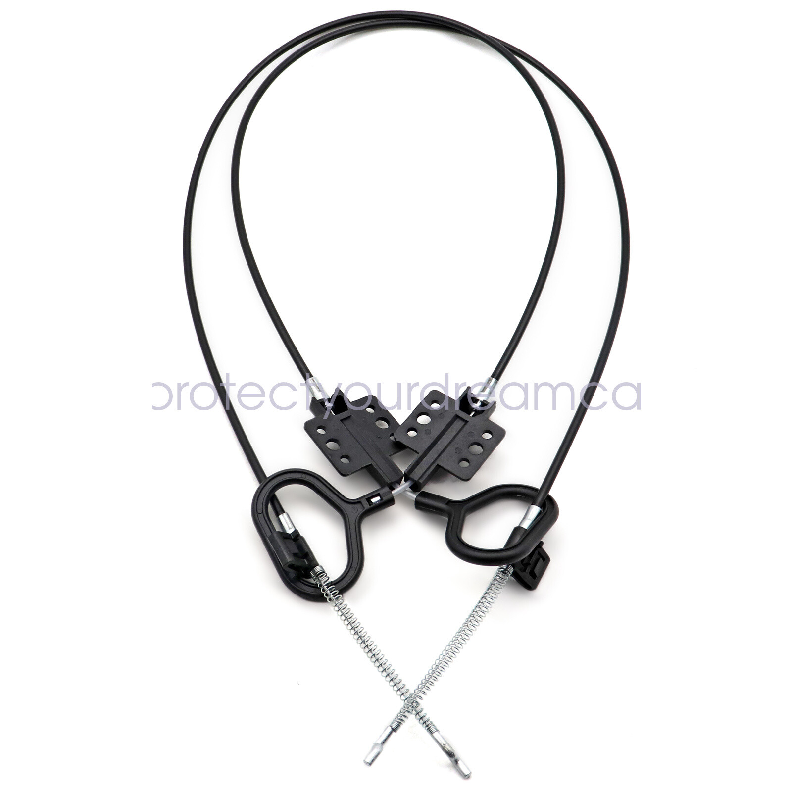 2pcs Sofa Recliner Cables Recliner Release Pull Cables D-Ring Handle Replacement