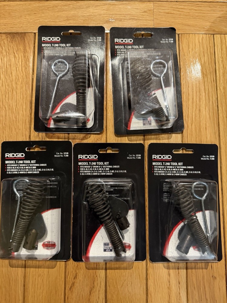 5 RIDGID T-240 TOOL KIT