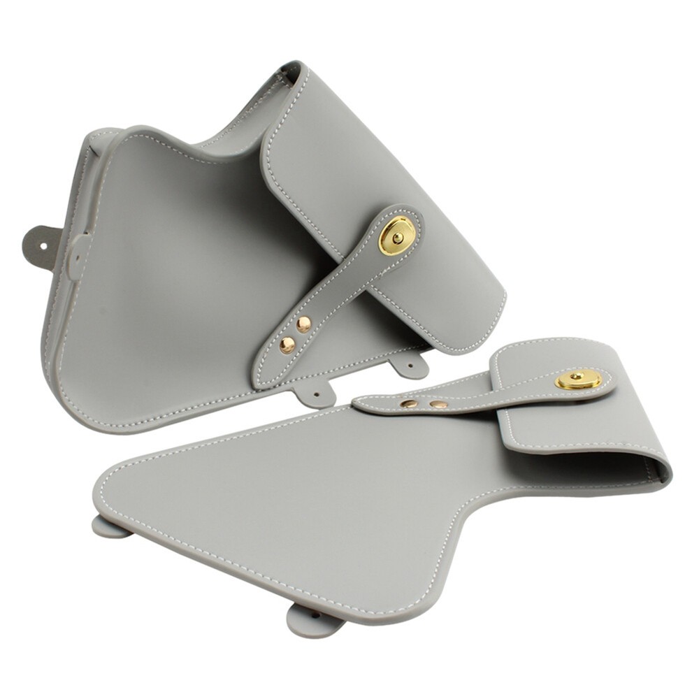 MotorcyclemaintenanceframesidestoolbagretroleatherforBMWRnineTsilver-
