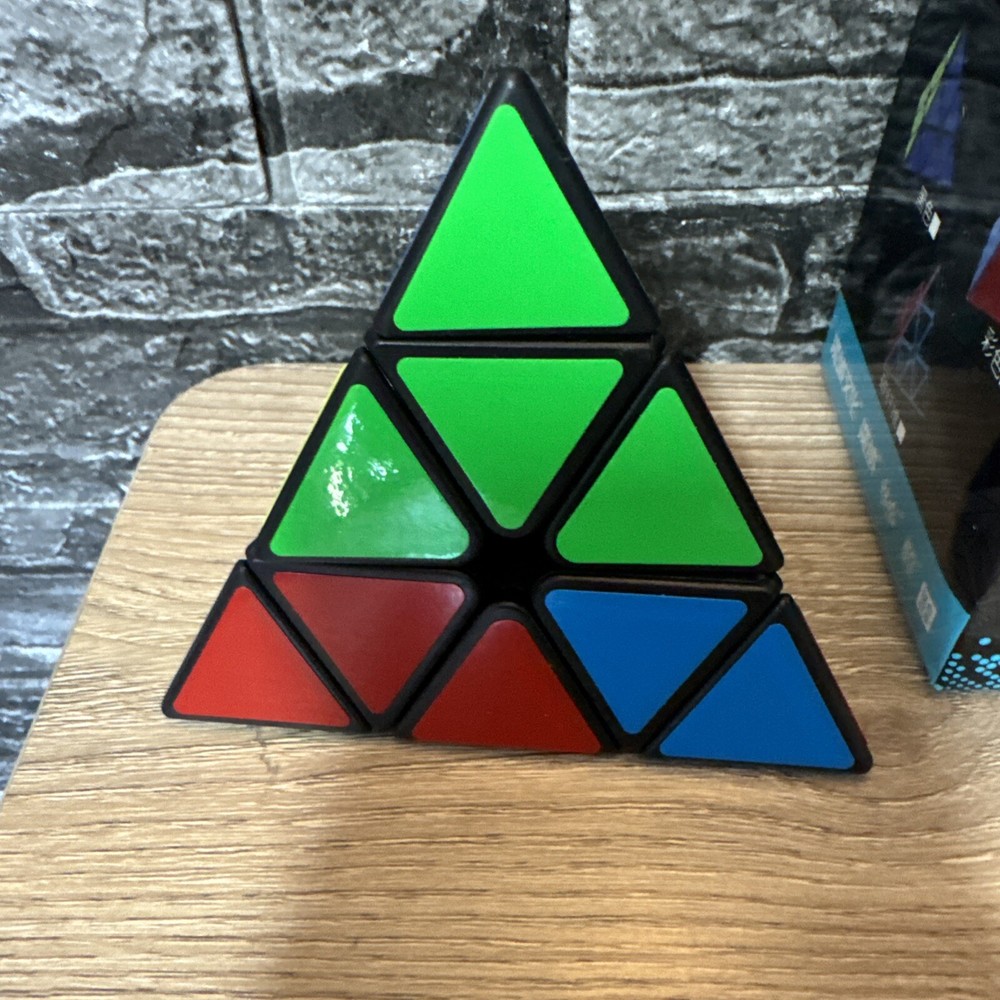2- Long Pyramid Speed Cube 3X3X3 Triangle Magic Cube Puzzle Cube