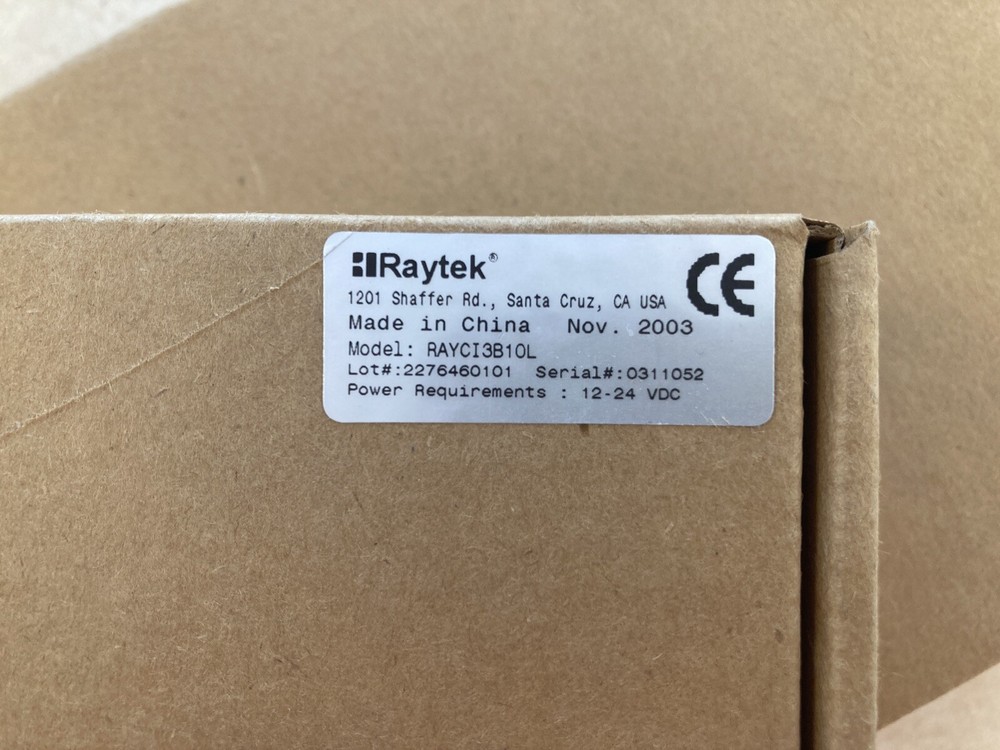 Infrared Temperature Sensor, Raytek #RAYCI3B10L
