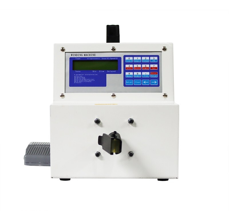 110V Wire Twisting Machine High-Speed Automatic Cable Winding w/LCD Display