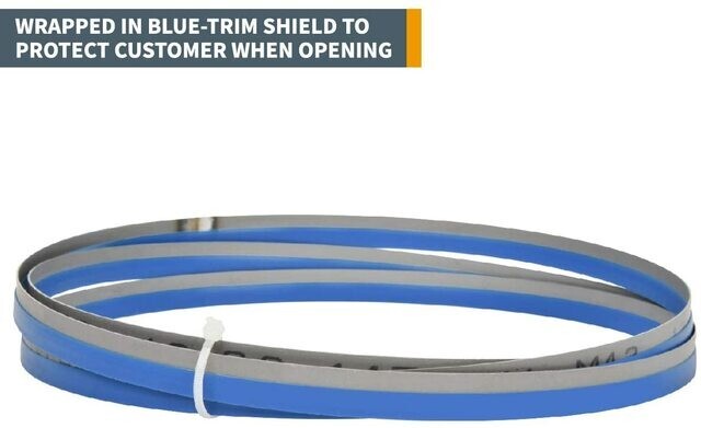 POWERTEC 13420 64-1/2" x 1/2" x 24 TPI Bi-Metal Band Saw Blade, for 4x6 Metal