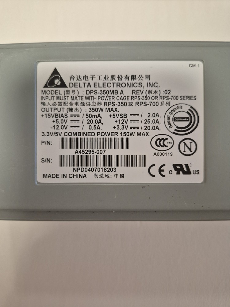 Delta Electronics DPS-350MB-3 A Rev S5 Power Supply
