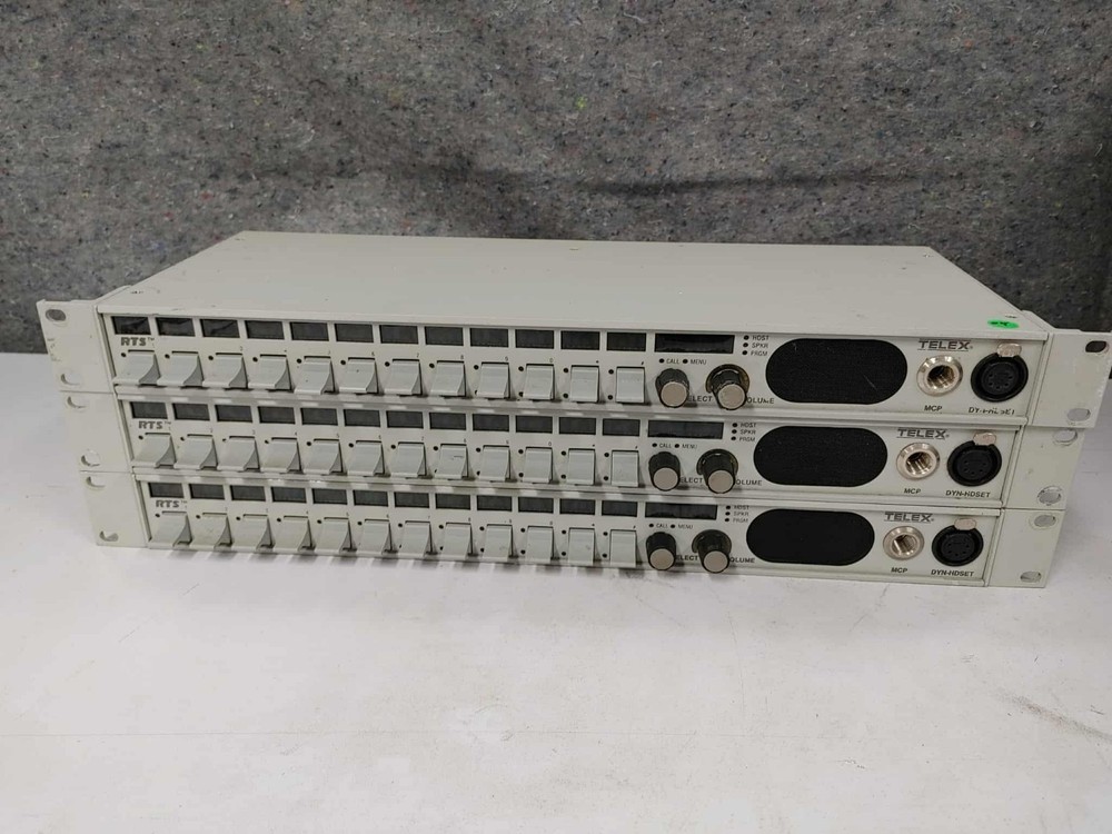 TELEX RTS kp12l xlr5 RC Position Key Panel Intercom User Station System w Module