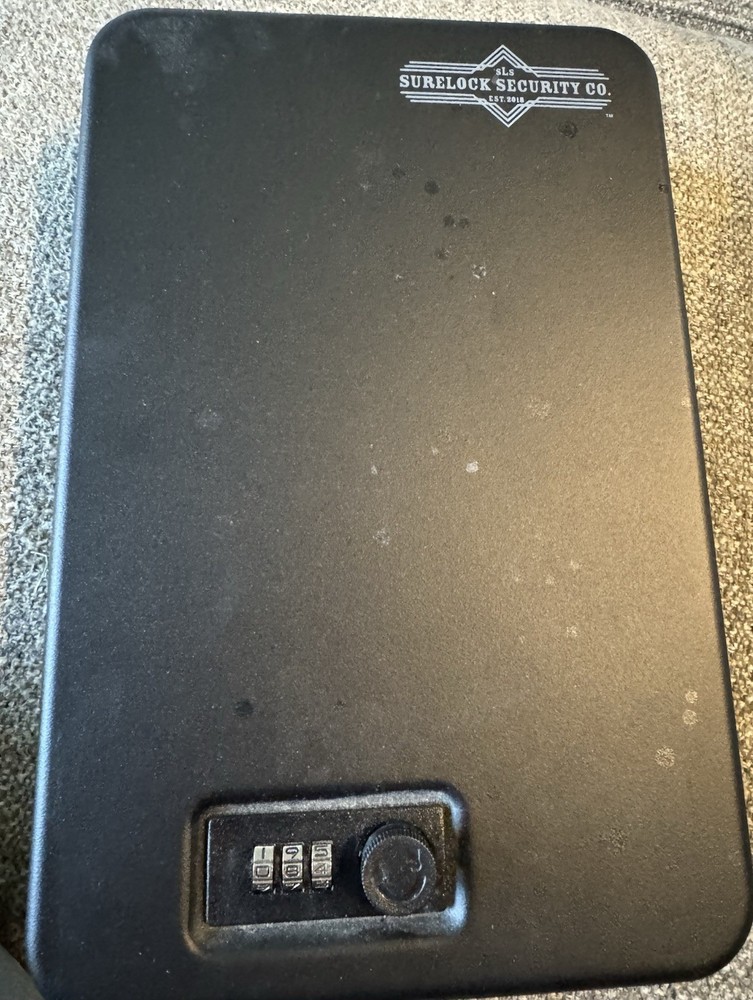 Surelock Security Co. Nighthawk 1 Gun Combination Lock Locking Handgun Case