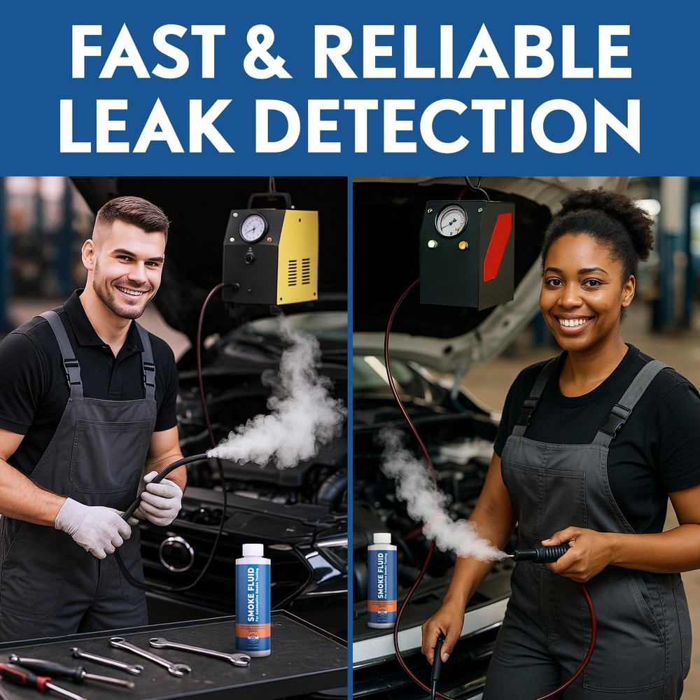 Smoke Fluid Solution for Automotive Machine Testing - Made in USA -...