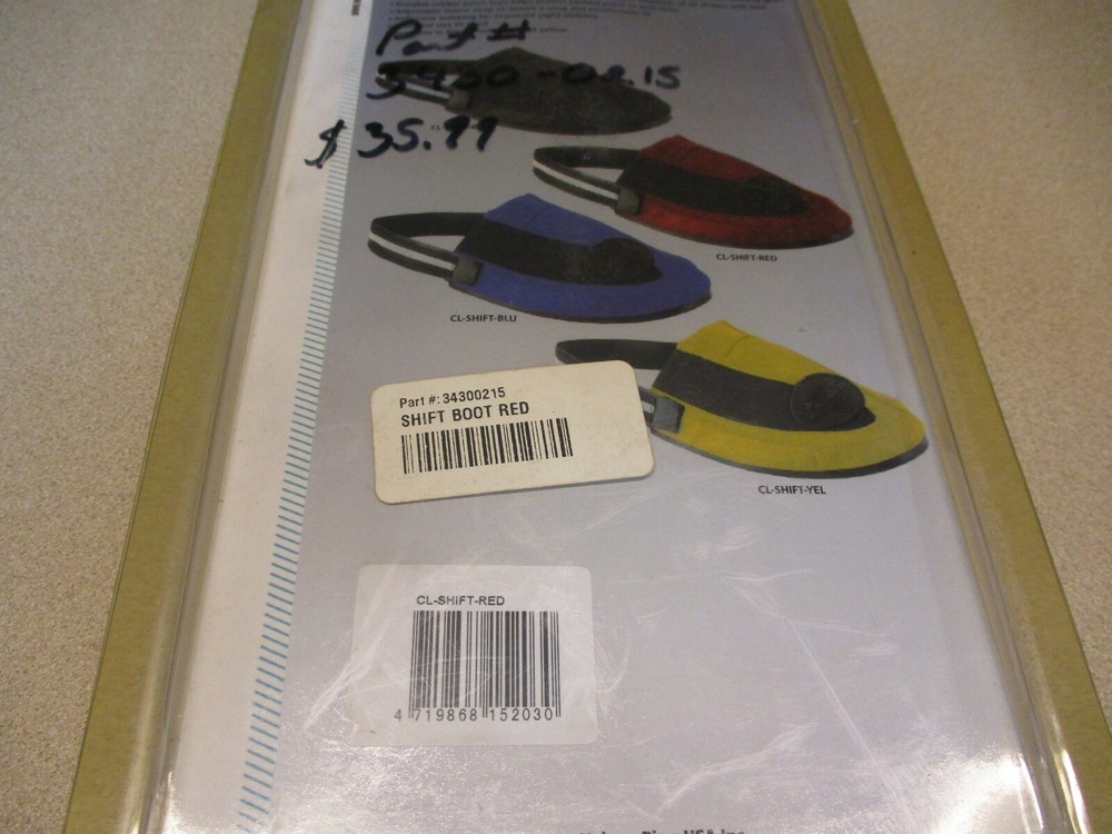 Nelson-Rigg 3430-0215 Shift Boot/Shoe Protector Red