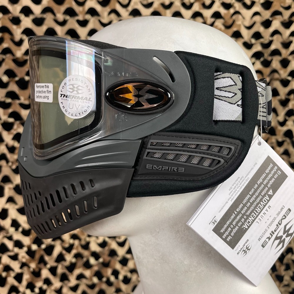 NEW Empire E-Flex Paintball Mask - Grey