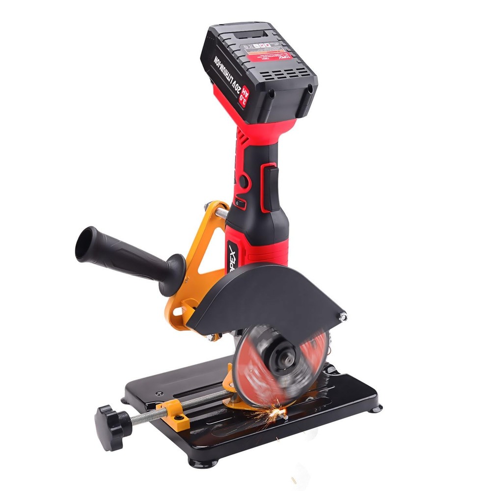 Adjustable Angle Grinder Stand with 45° Clamp & High-Strength Spring, Heavy-D...