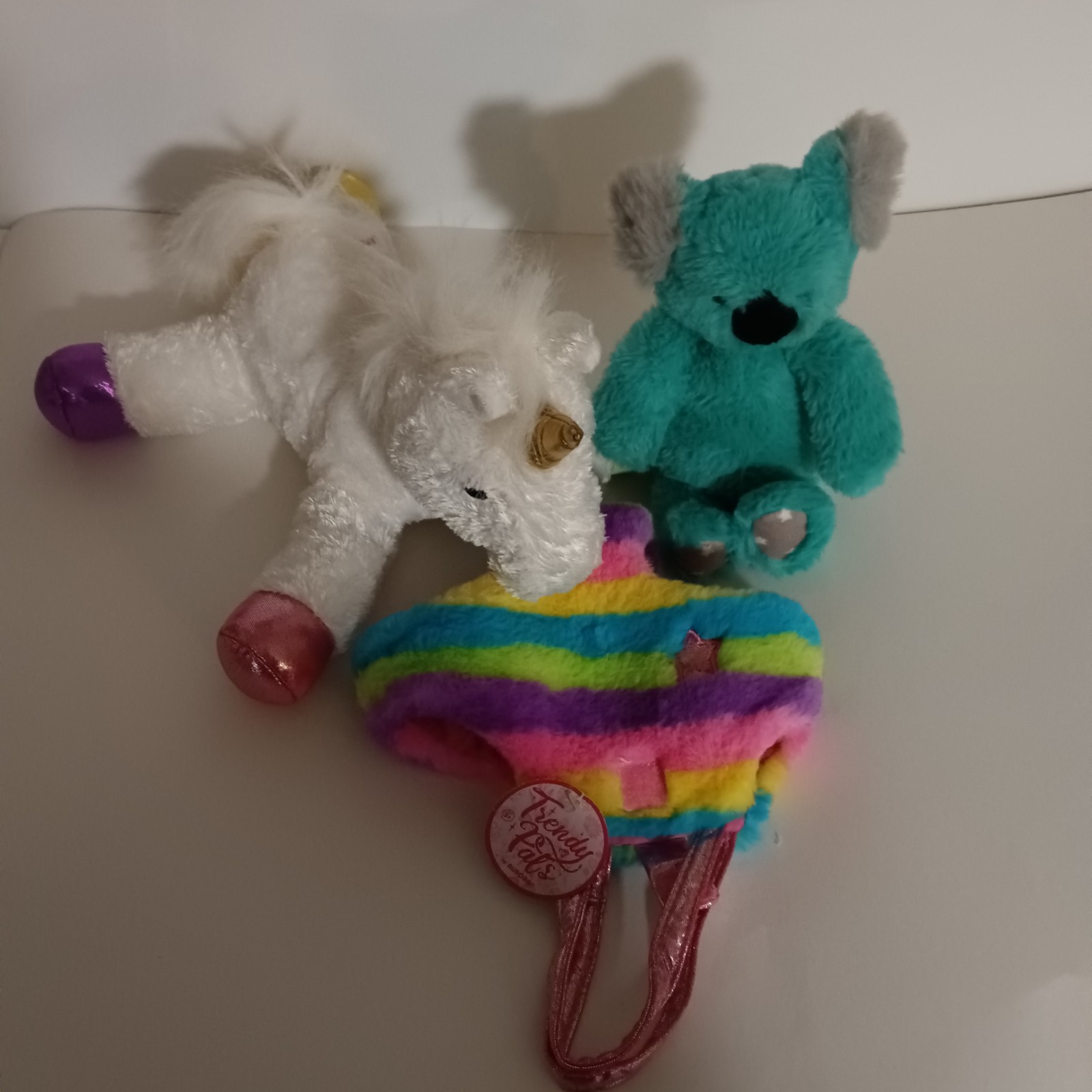 World's Softest Plush Bear And Aurora Unicorn Mixed Lot Of 2 Plush Toys