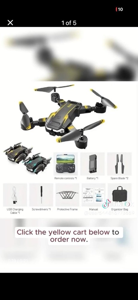 S6 Pro Foldable Drone HD Camera Obstacle Avoidance WiFi Quadcopter