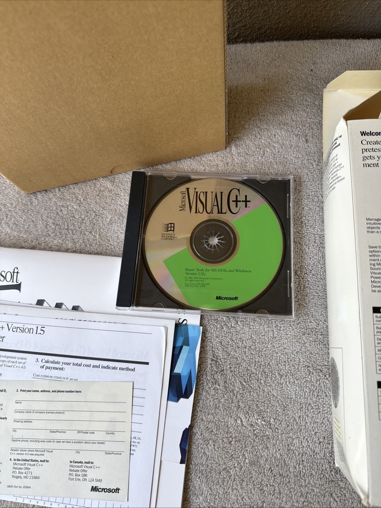 Microsoft Visual C++ Version 1.52 Power Tools for MS-DOS & Windows