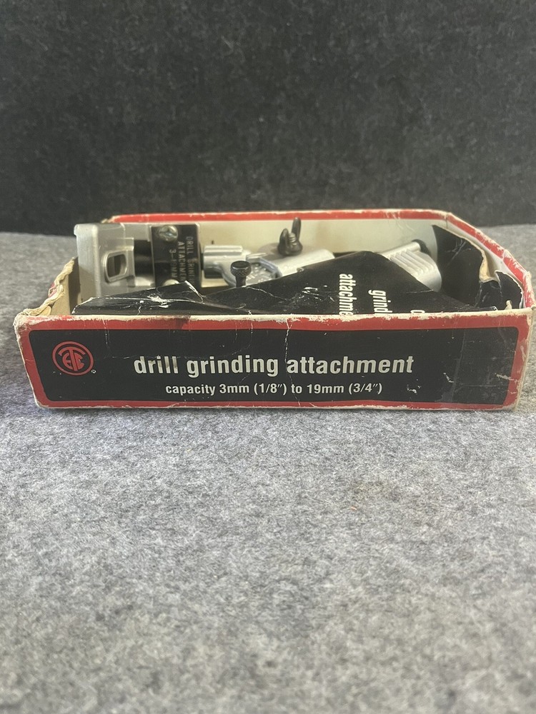 Vtg 1980’s ETC Industries Grinding/Drill Bit Sharpener Attachment Workshop Tool
