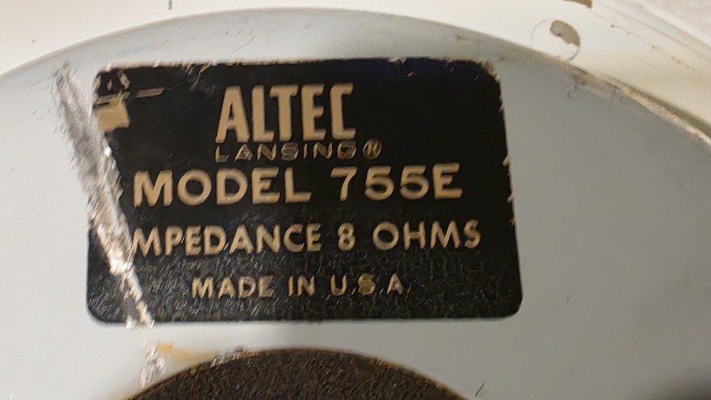 PAIR ALTEC 755 E FULL RANGE SPEAKERS WESTERN ELECTRIC