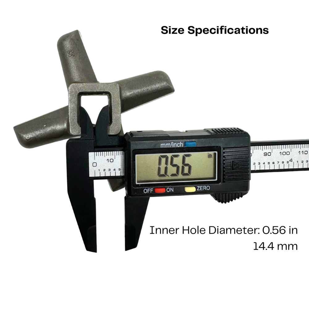 Size 32 Meat Grinder Knife - Resharpable