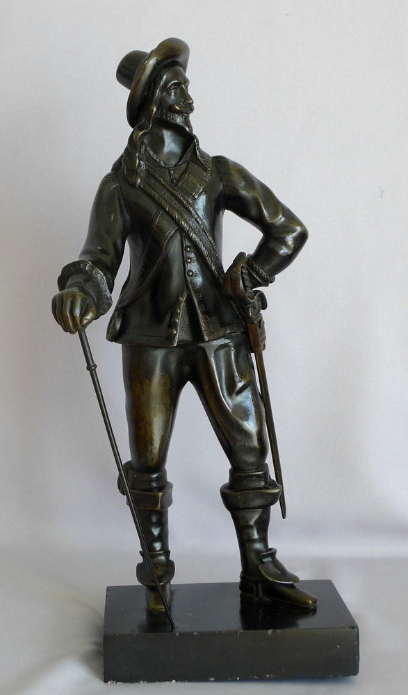 Charles the First Bronze statue, c1790 very rare !!!