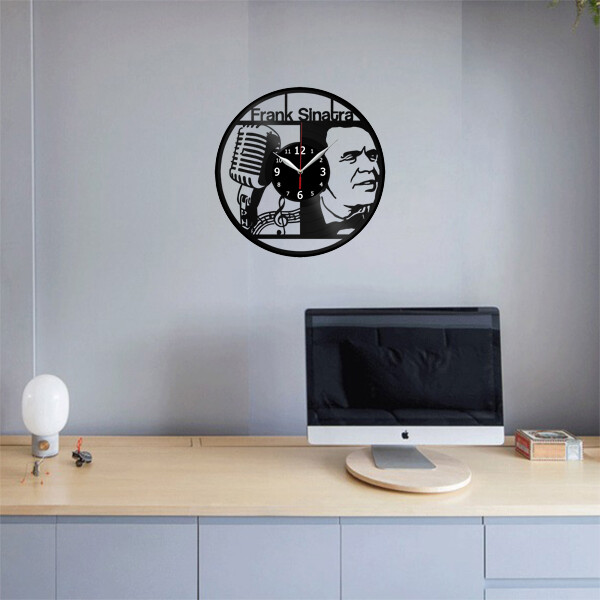 Frank Sinatra Vinyl Record Wall Clock Decor Handmade 2530