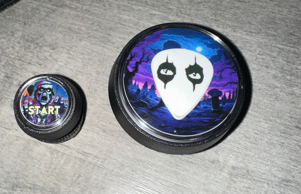 Alice Cooper's Nightmare Castle Pinball Start Button Launch Button Mod