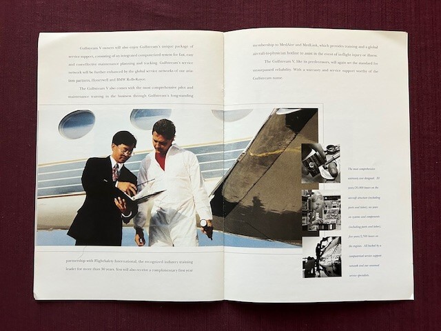 Gulfstream V 1995 Brochure