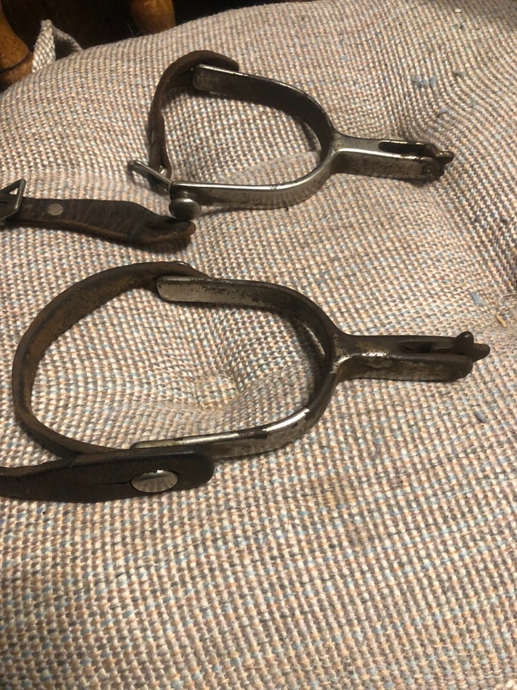 Western cowboy spurs used