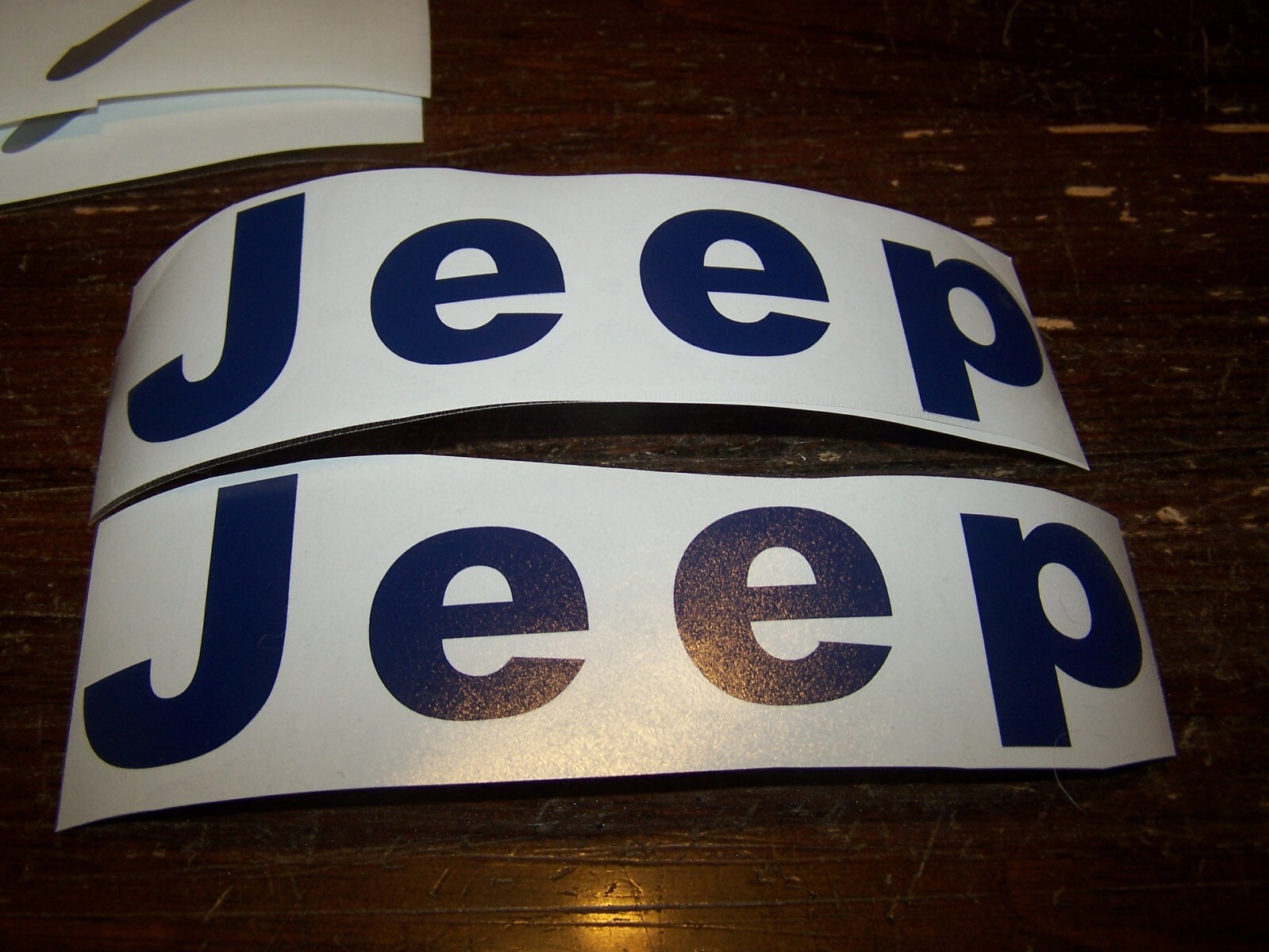 JEEP CJ FENDER VINYL DECAL SET CHOOSE COLOR YJ WRANGLER SCRAMBLER CJ5 CJ7 CJ8