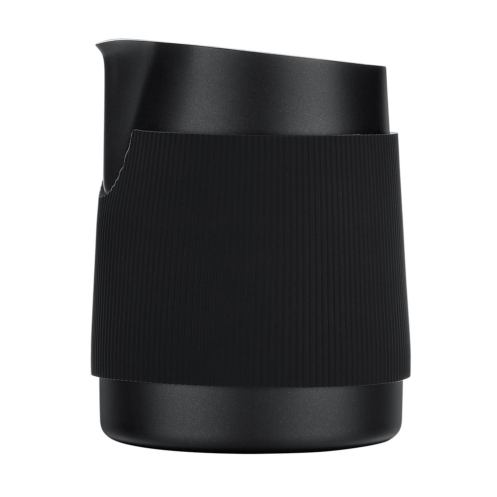 Handleless Milk Pitcher with Sharp Spout - Espresso Steaming Pitcher - 18/8 S...