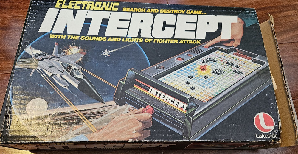 Lakeside Electronic Intercept Game In Box Not Tested. Incomplete