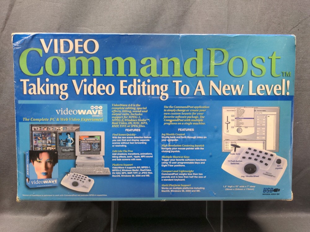 Videonics Focus Command Post CP1 CP-1 Media Controller NOS