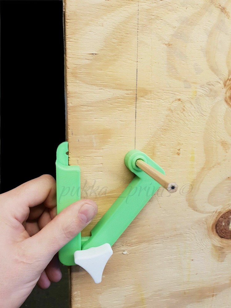 Adjustable edge panel scribe joiners carpenters shopfitter marking tool gauge 