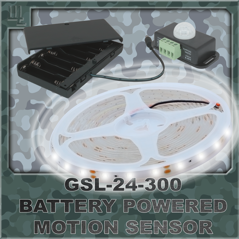 Gun Safe Light Multi Color RGB+W Battery Powered with Motion sensor Bluetooth