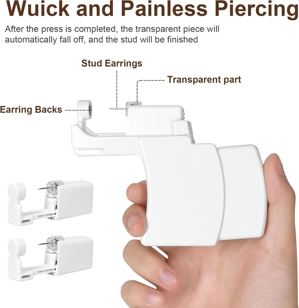 Ear Piercing Booster, 1Pcs Reusable Kit Aid and 2 Pcs...