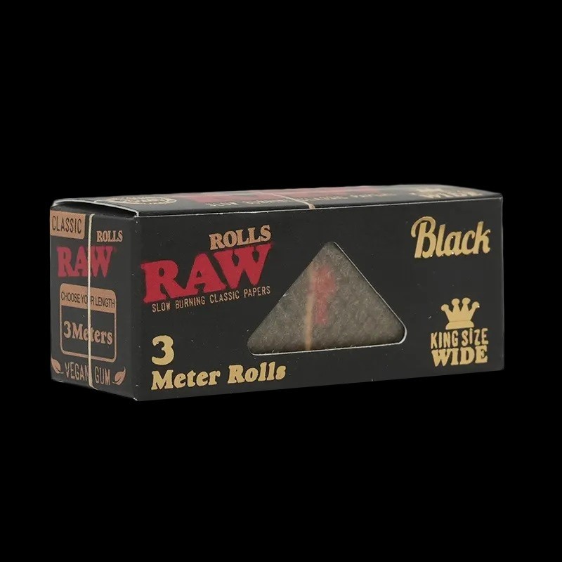 RAW King Size Wide Donut Herb Press+One ROLLS Pack King Size Wide Rolling Paper