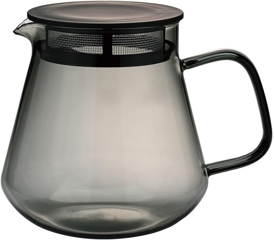 Color Glass Coffee and Tea Server, 600Ml Grey