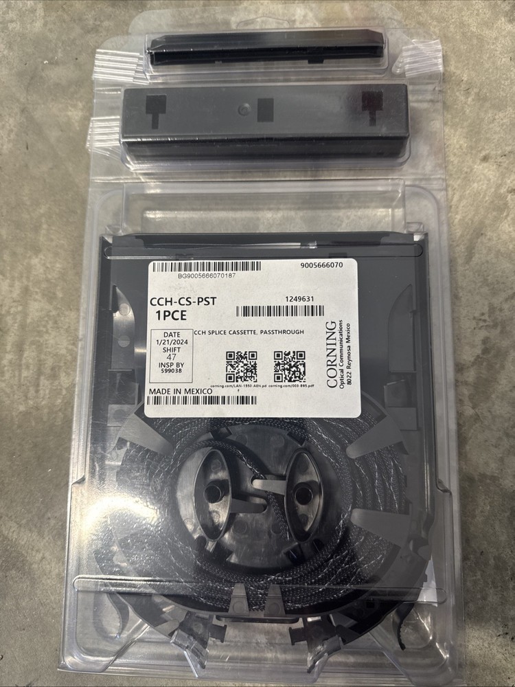 Corning CCH-CS-PST Splice Cassette Passthrough