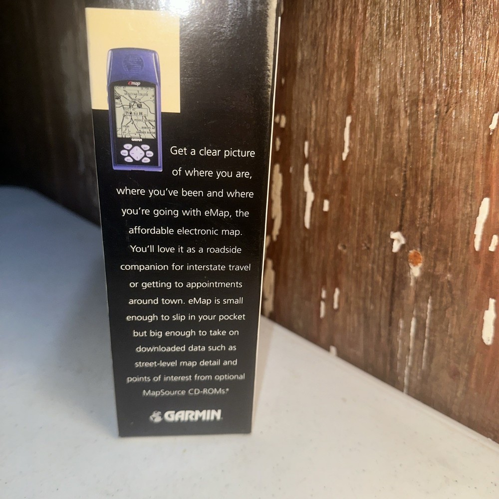 Garmin eMap Electronic Map Portable UnitGPS Navigation Unit Tested Powers On