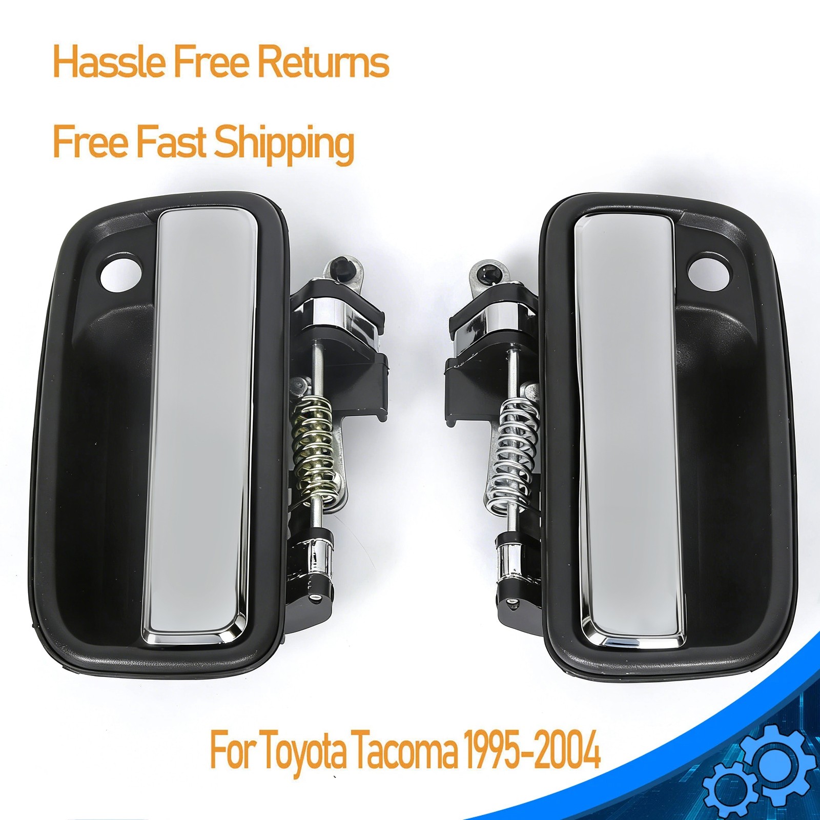 Pair For Toyota Tacoma 95-04 Front Outside Door Handle 69220 69210 35020 Outer