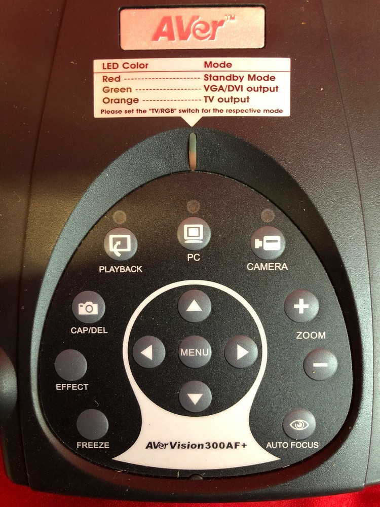 AVER Document Camera - POE3 - Overhead LED Head - WORKING - Great Condition!