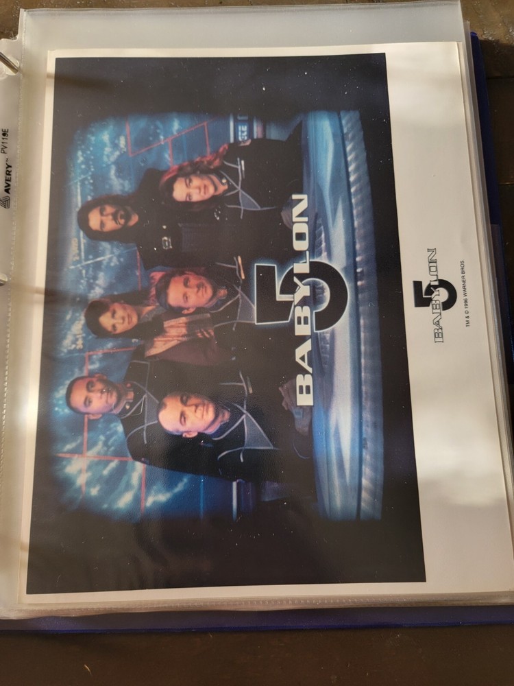 12 Different 8x10 Babylon 5 Characters photos