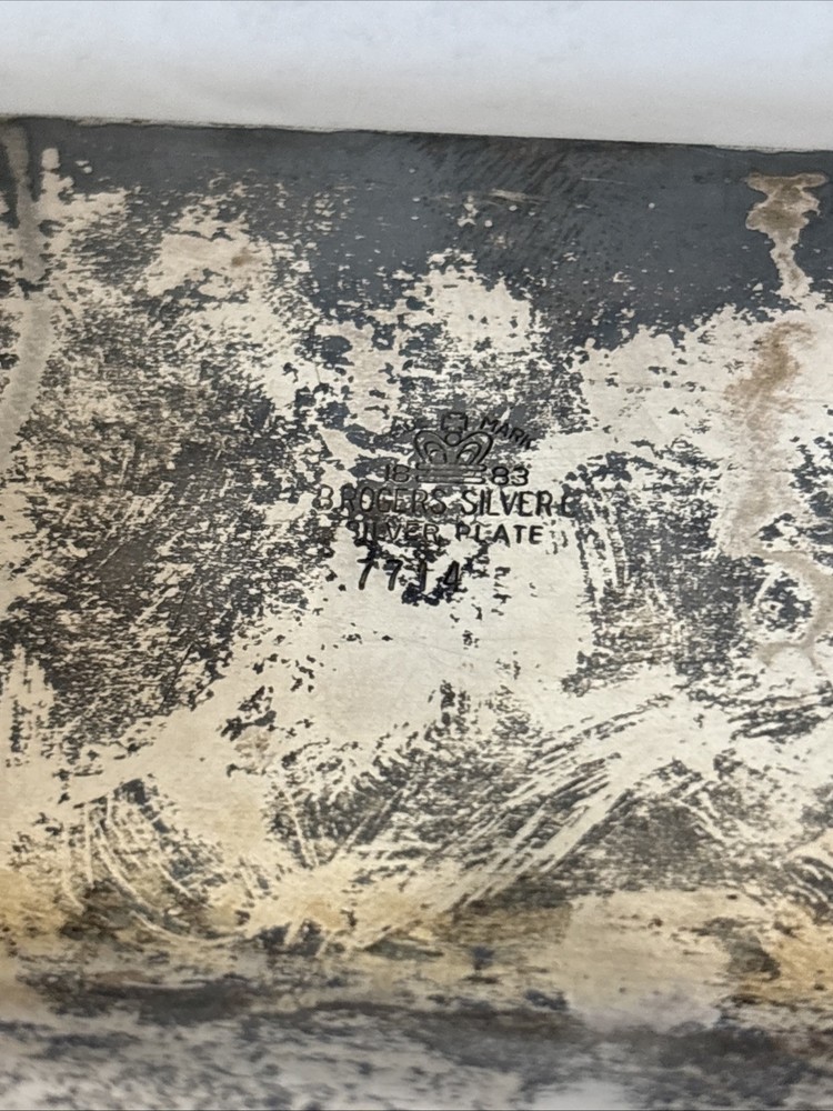 Vintage FB Roger’s Silverplate 7714 Meat Fruit Platter Tray 20" X 14"