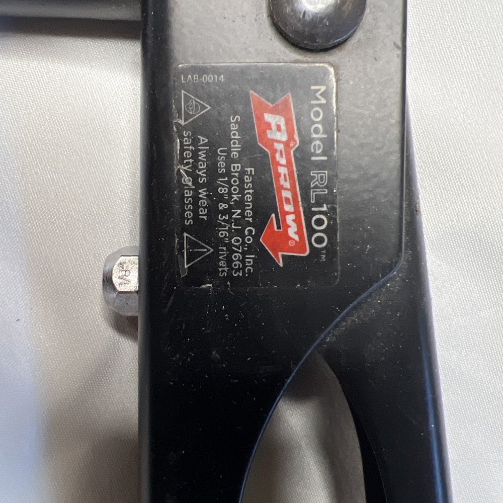 Arrow RL100 1/8" & 3/16" Rivet Tool AB